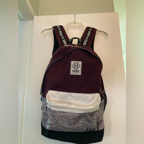 Victoria Secret PINK Backpack Burgundy - Picture 5 of 9